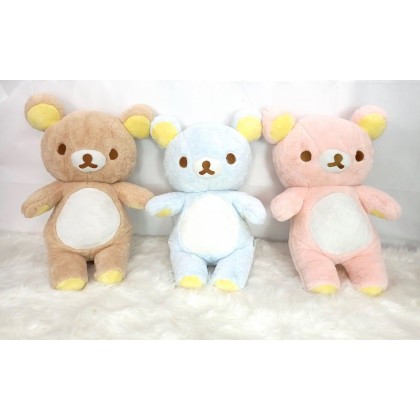 {M'SIA STOCK} Rilakkuma SoftToys/PlushToys/KidsToys 60cm 毛绒彩色轻松熊娃娃玩具公仔60厘米 Patung Beruang